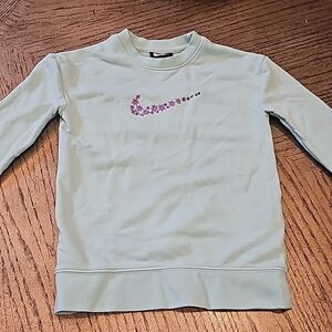 Mint green Nike sweater girls size 4 XS